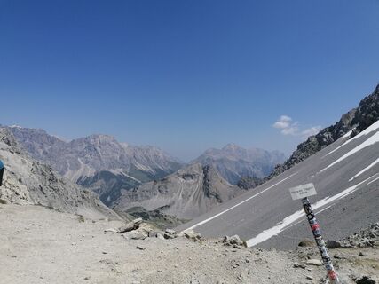 Zdjęcie z Sabine Steuxner wzdłuż trasy