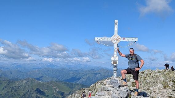 Foto von Martin Londgin entlang der Tour