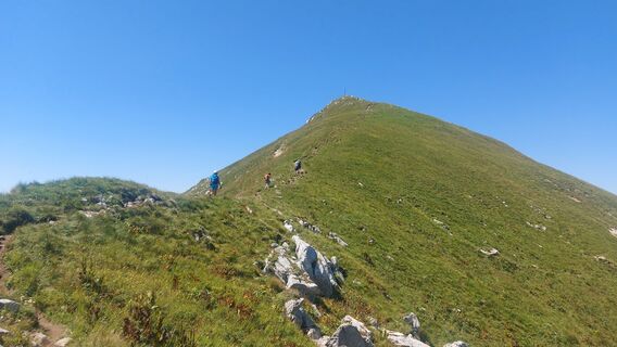 Foto von Tom entlang der Tour