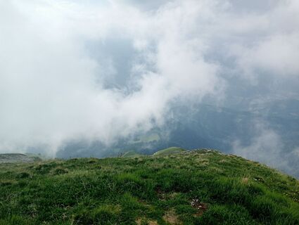 Foto de simone ravasi a lo largo del recorrido
