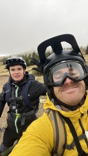 Foto de Florian Spätgast a lo largo del recorrido