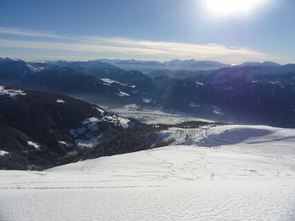 Blick vom Naßfeldrieggel ins Obere Drautal