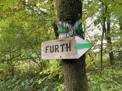 Wegweiser nach Furth