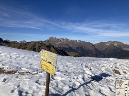 Foto de Marilena Locatelli a lo largo del recorrido