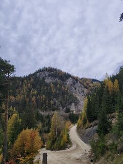 Fotografia z Edit Beliczai na trase