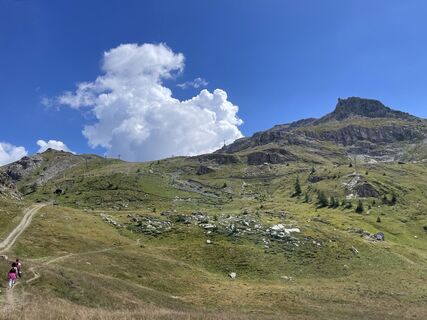 Photo de Riccardo Corbari le long du parcours