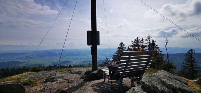 Foto von Klaus Lehner entlang der Tour