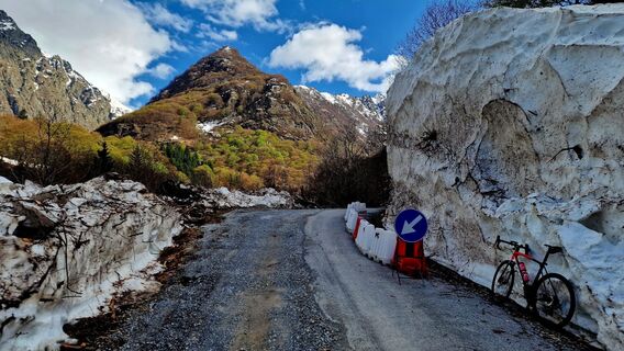 Foto de Fabrizi Mellano a lo largo del recorrido