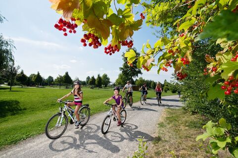 Radfahren im Generationenpark