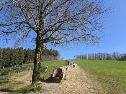 Foto von Michel Kennel entlang der Tour