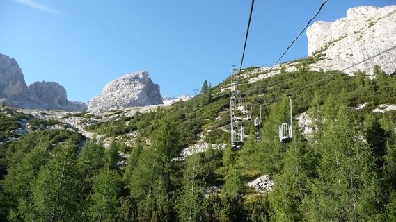 Seilbahn Passo Fédaia Marmolada