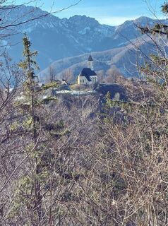 Photo de Franz Huettner Aigner le long du parcours
