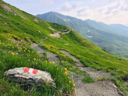 Mittelschwere Wandertour auf dem Murmelitiersteig