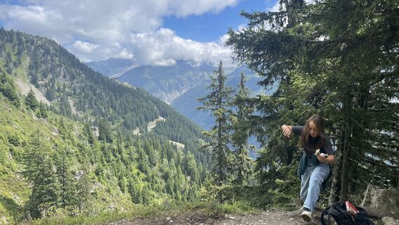 Foto von Dirk Masera entlang der Tour