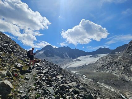 Foto von Denise Jennissen entlang der Tour
