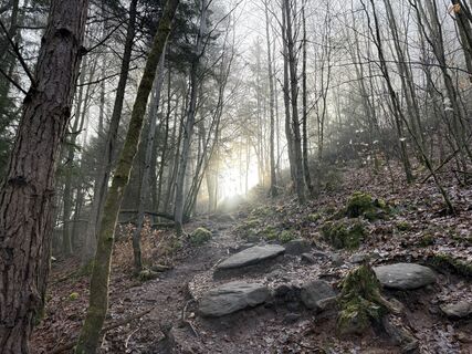Foto von Norbert Herbig entlang der Tour
