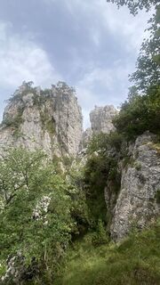 Foto von Cinzia entlang der Tour