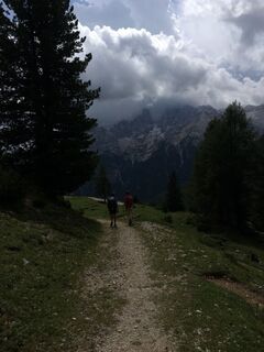 Foto von Frédéric Lagandré entlang der Tour