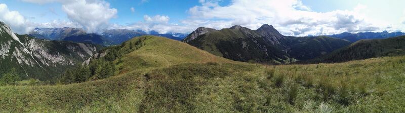 Panorama Kofelspitz nach N und O