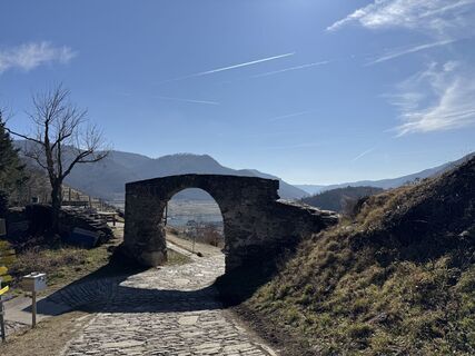 Foto de Bernadette Frühauf a lo largo del recorrido