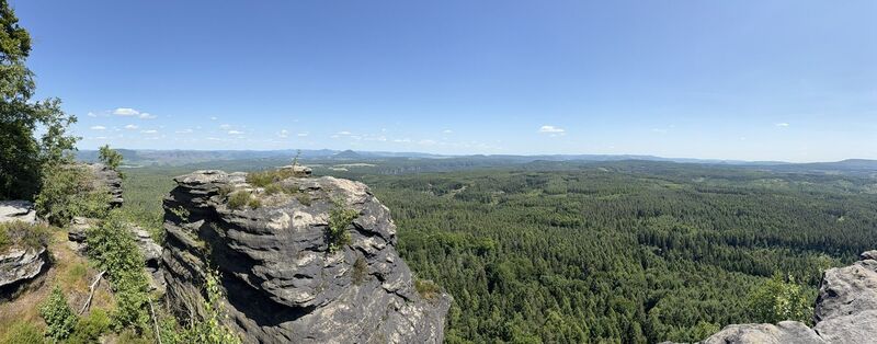 Foto de Norbert Herbig a lo largo del recorrido