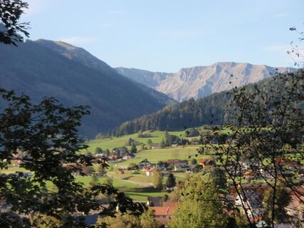 Blick vom Lehrpfad zu den Staritzen