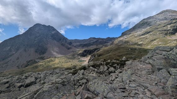 Photo de Stefano Manzoni le long du parcours