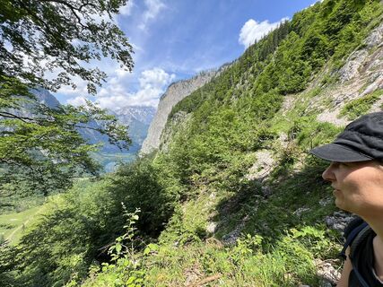 Foto von Sascha Nachtnebel entlang der Tour