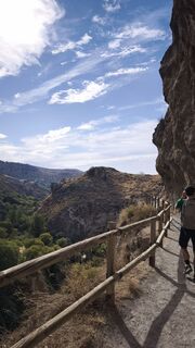 Foto de Richard Baďura a lo largo del recorrido