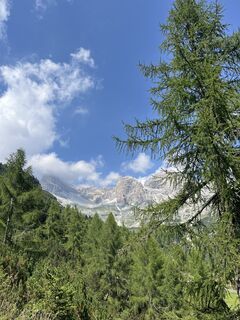 Foto von Valeria Grassi entlang der Tour