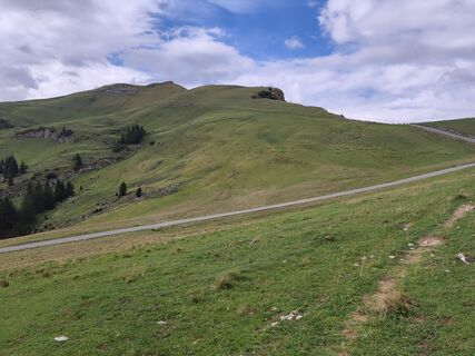 Photo de Peter Seliner le long du parcours
