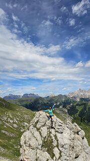Photo de Alessio Sacco le long du parcours