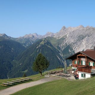 Morgens am Alpengasthof Rellseck
