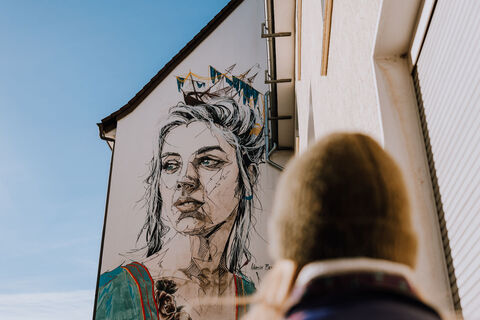 Humboldtstraße, Mural Martin Bender, Hagen