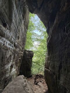 Foto von Nicole Versporten entlang der Tour