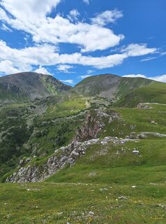 Foto von Dagmar Hofer entlang der Tour
