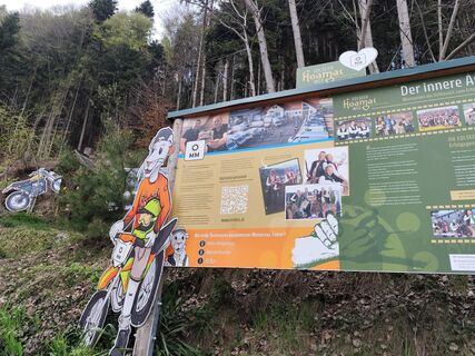 Foto von Barbara Galle entlang der Tour