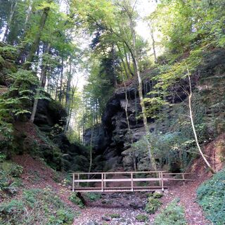Die Tiefsteinklamm in Schleedorf.