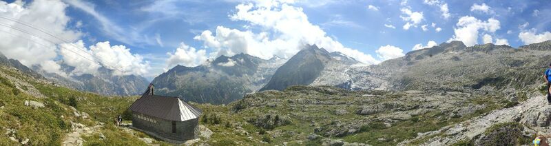 Photo de Marco Crepaldi le long du parcours
