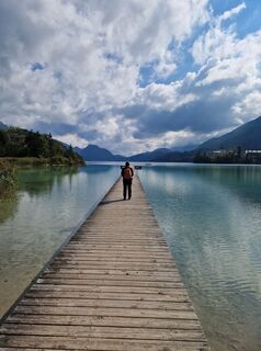 Foto de Woife Schickhuber a lo largo del recorrido
