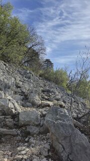 Foto de Fabrizio Plesnizer a lo largo del recorrido