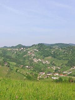 Foto von Jožica Kaligaro entlang der Tour