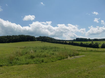 Blick über Wiesen bei Waldbröl