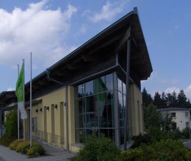 Im Rhön-Infozentrum können wir uns über das Biosphärenresrevat informieren.