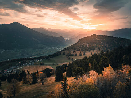 Aussicht vom Pizalun