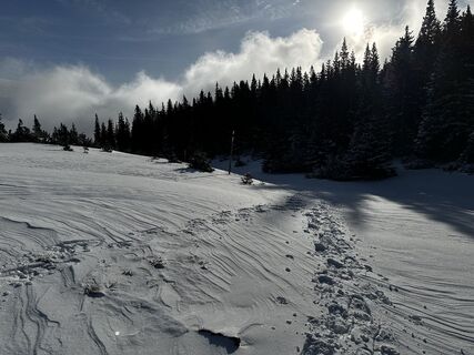 Foto de Heidi Riegler a lo largo del recorrido