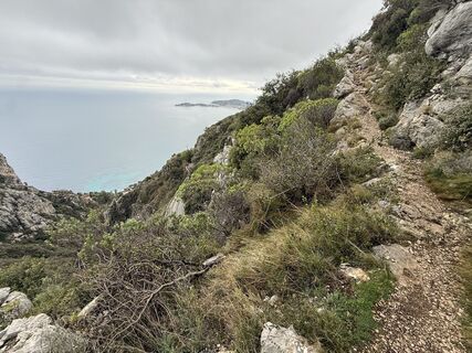 Photo de Christian Husek le long du parcours