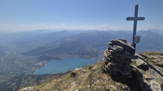 Foto von Burkhard Vetsch entlang der Tour