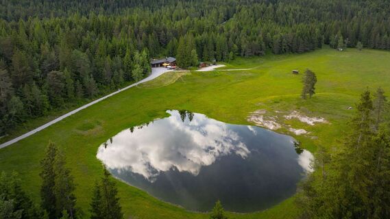 Lottensee mit Lottenseehütte