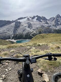 Fotografia z Klaus Kronthaler na trase